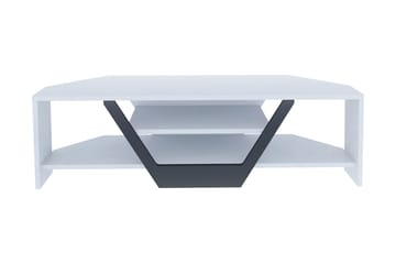 Tv-bänk Zakkum 120x36,8 cm - Vit - Möbler - TV- & Mediamöbler - TV bänk & mediabänk
