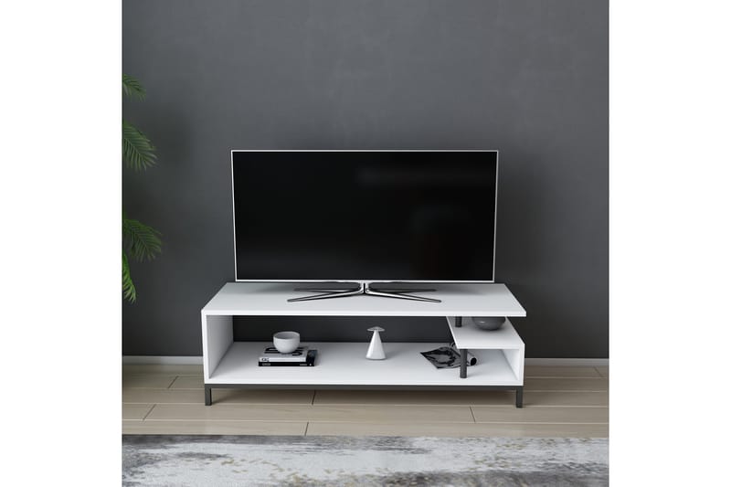 Tv-bänk Zakkum 120x37,6 cm - Svart - Möbler - TV- & Mediamöbler - TV bänk & mediabänk