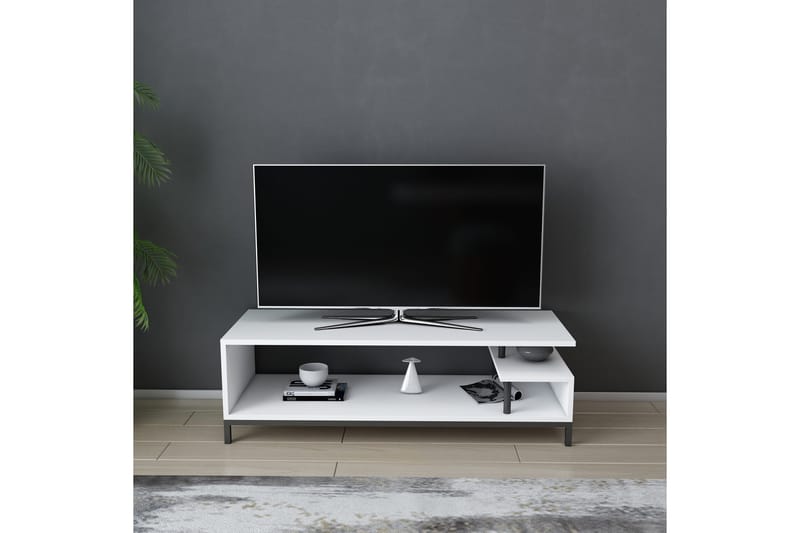 Tv-bänk Zakkum 120x37,6 cm - Svart - TV bänk & mediabänk