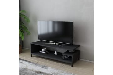 Tv-bänk Zakkum 120x37,6 cm - Svart - Möbler - TV- & Mediamöbler - TV bänk & mediabänk