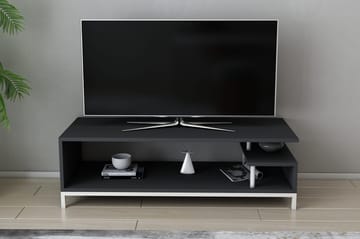 Tv-bänk Zakkum 120x37,6 cm - Vit - Möbler - TV- & Mediamöbler - TV bänk & mediabänk