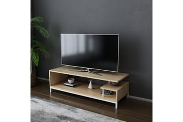 Tv-bänk Zakkum 120x37,6 cm - Vit - Möbler - TV- & Mediamöbler - TV bänk & mediabänk