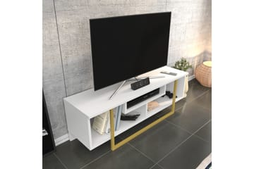 Tv-bänk Zakkum 120x40,2 cm - Guld - Möbler - TV- & Mediamöbler - TV bänk & mediabänk