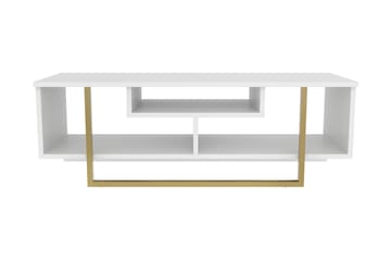Tv-bänk Zakkum 120x40,2 cm - Guld - Möbler - TV- & Mediamöbler - TV bänk & mediabänk