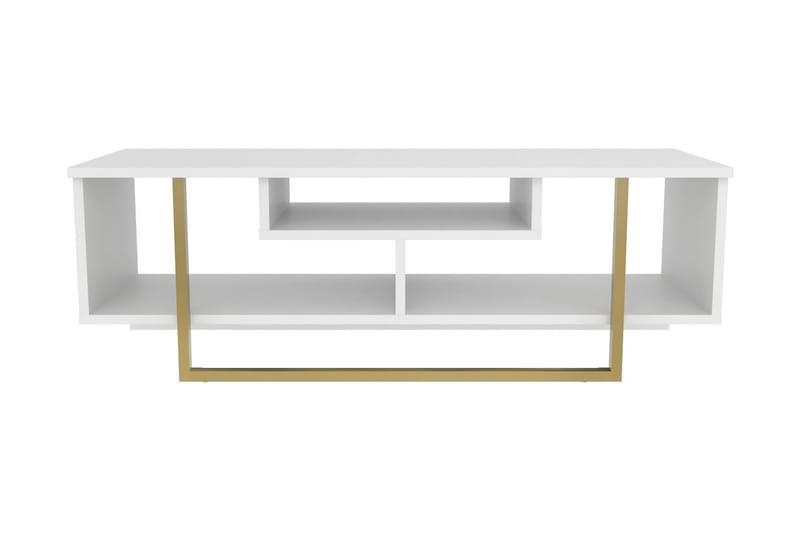 Tv-bänk Zakkum 120x40,2 cm - Guld - TV bänk & mediabänk