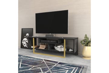 Tv-bänk Zakkum 120x40,2 cm - Svart - Möbler - TV- & Mediamöbler - TV bänk & mediabänk