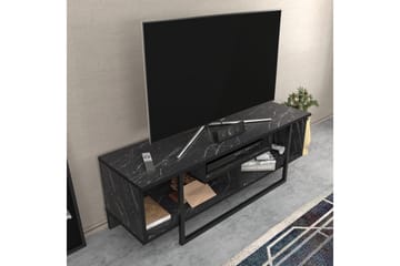 Tv-bänk Zakkum 120x40,2 cm - Svart - Möbler - TV- & Mediamöbler - TV bänk & mediabänk