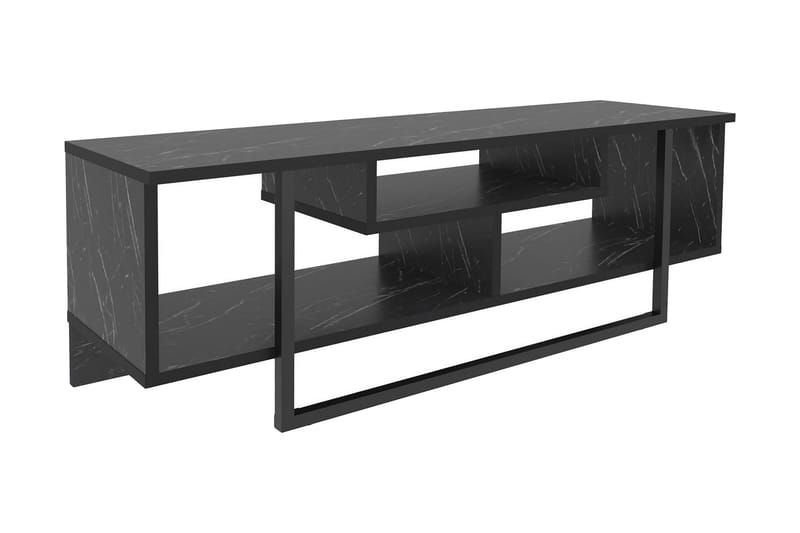 Tv-bänk Zakkum 120x40,2 cm - Svart - TV bänk & mediabänk