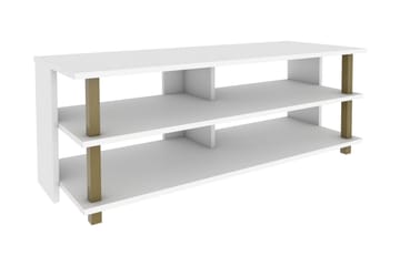 Tv-bänk Zakkum 120x47,4 cm - Guld - Möbler - TV- & Mediamöbler - TV bänk & mediabänk