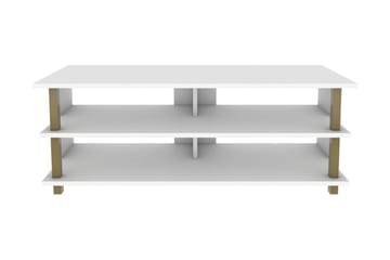 Tv-bänk Zakkum 120x47,4 cm - Guld - Möbler - TV- & Mediamöbler - TV bänk & mediabänk