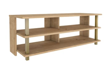 Tv-bänk Zakkum 120x47,4 cm - Guld - Möbler - TV- & Mediamöbler - TV bänk & mediabänk