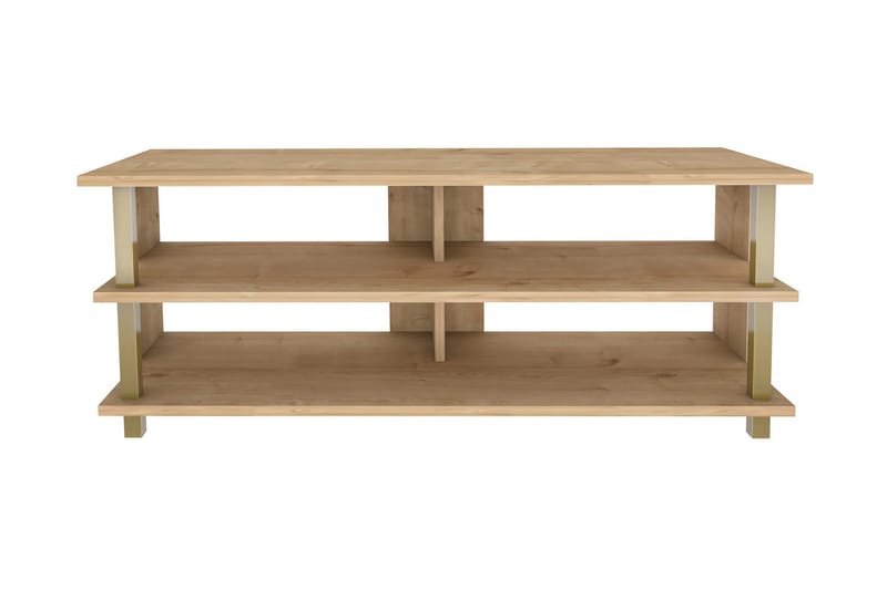Tv-bänk Zakkum 120x47,4 cm - Guld - Möbler - TV- & Mediamöbler - TV bänk & mediabänk