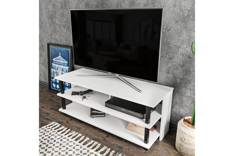 Tv-bänk Zakkum 120x47,4 cm - Svart - Möbler - TV- & Mediamöbler - TV bänk & mediabänk
