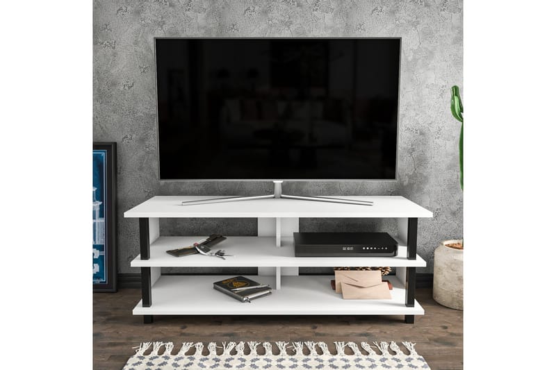 Tv-bänk Zakkum 120x47,4 cm - Svart - Möbler - TV- & Mediamöbler - TV bänk & mediabänk