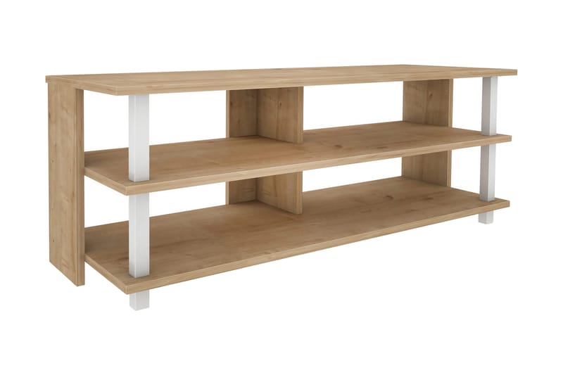 Tv-bänk Zakkum 120x47,4 cm - Vit - Möbler - TV- & Mediamöbler - TV bänk & mediabänk