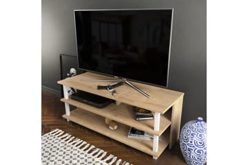 Tv-bänk Zakkum 120x47,4 cm - Vit - Möbler - TV- & Mediamöbler - TV bänk & mediabänk
