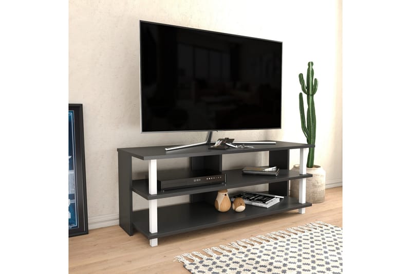Tv-bänk Zakkum 120x47,4 cm - Vit - Möbler - TV- & Mediamöbler - TV bänk & mediabänk