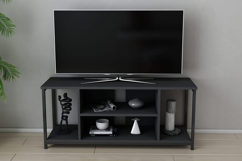 Tv-bänk Zakkum 120x50,8 cm - Svart - Möbler - TV- & Mediamöbler - TV bänk & mediabänk