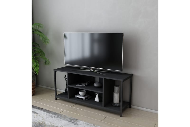 Tv-bänk Zakkum 120x50,8 cm - Svart - Möbler - TV- & Mediamöbler - TV bänk & mediabänk