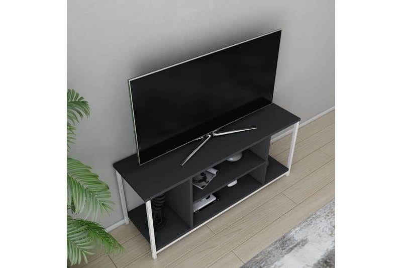 Tv-bänk Zakkum 120x50,8 cm - Vit - Möbler - TV- & Mediamöbler - TV bänk & mediabänk