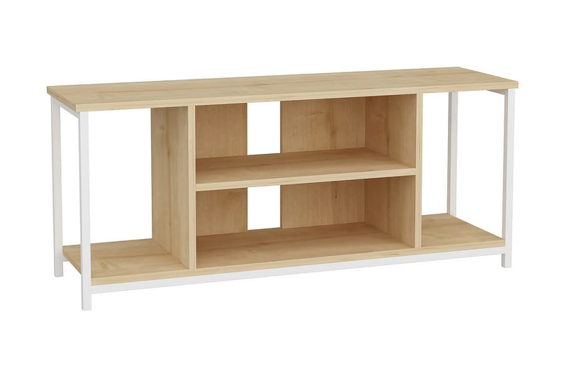 Tv-bänk Zakkum 120x50,8 cm - Vit - Möbler - TV- & Mediamöbler - TV bänk & mediabänk