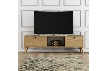 Tv-bänk Zakkum 138x42,6 cm - Brun - Möbler - TV- & Mediamöbler - TV bänk & mediabänk
