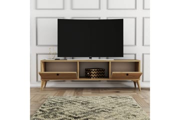Tv-bänk Zakkum 138x42,6 cm - Brun - Möbler - TV- & Mediamöbler - TV bänk & mediabänk