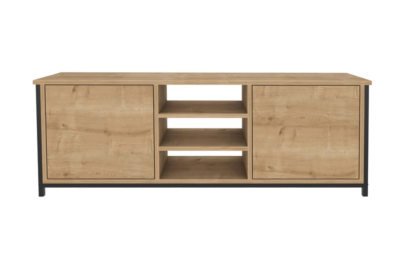 Tv-bänk Zakkum 140x50,8 cm - Brun - Möbler - TV- & Mediamöbler - TV bänk & mediabänk
