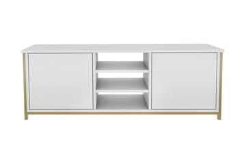 Tv-bänk Zakkum 140x50,8 cm - Guld - Möbler - TV- & Mediamöbler - TV bänk & mediabänk