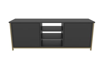 Tv-bänk Zakkum 140x50,8 cm - Guld - Möbler - TV- & Mediamöbler - TV bänk & mediabänk