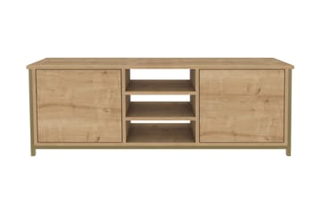 Tv-bänk Zakkum 140x50,8 cm - Guld - Möbler - TV- & Mediamöbler - TV bänk & mediabänk
