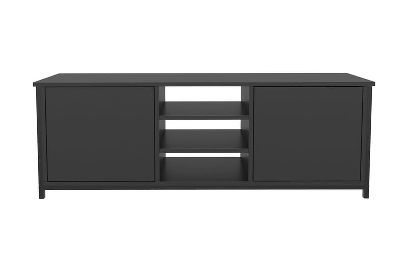 Tv-bänk Zakkum 140x50,8 cm - Svart - Möbler - TV- & Mediamöbler - TV bänk & mediabänk