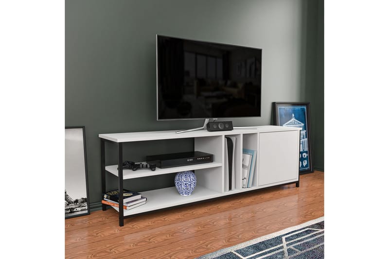 Tv-bänk Zakkum 140x50,8 cm - Svart - Möbler - TV- & Mediamöbler - TV bänk & mediabänk