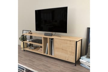 Tv-bänk Zakkum 140x50,8 cm - Svart - Möbler - TV- & Mediamöbler - TV bänk & mediabänk