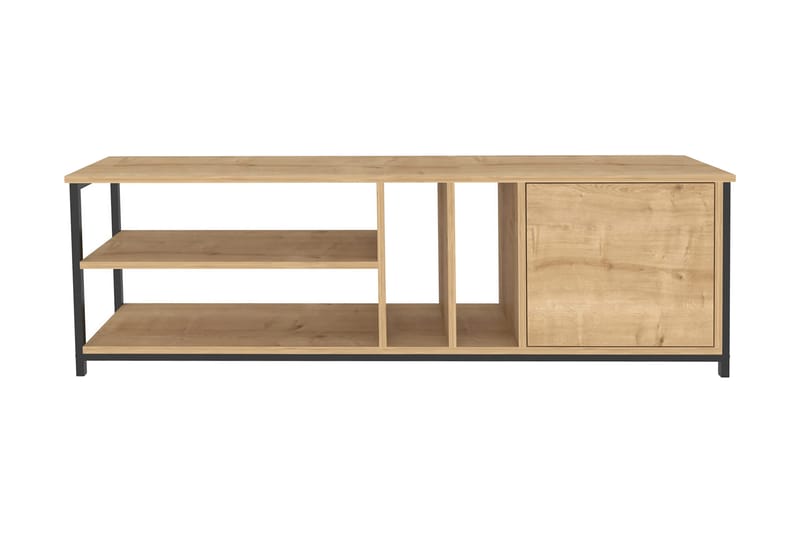 Tv-bänk Zakkum 140x50,8 cm - Svart - Möbler - TV- & Mediamöbler - TV bänk & mediabänk