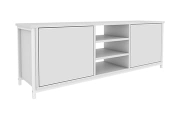 Tv-bänk Zakkum 140x50,8 cm - Vit - Möbler - TV- & Mediamöbler - TV bänk & mediabänk