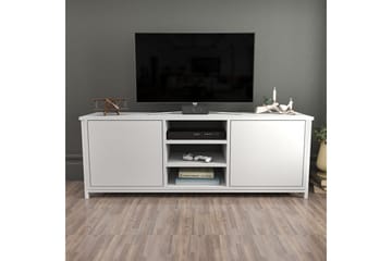 Tv-bänk Zakkum 140x50,8 cm - Vit - Möbler - TV- & Mediamöbler - TV bänk & mediabänk