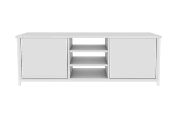 Tv-bänk Zakkum 140x50,8 cm - Vit - Möbler - TV- & Mediamöbler - TV bänk & mediabänk