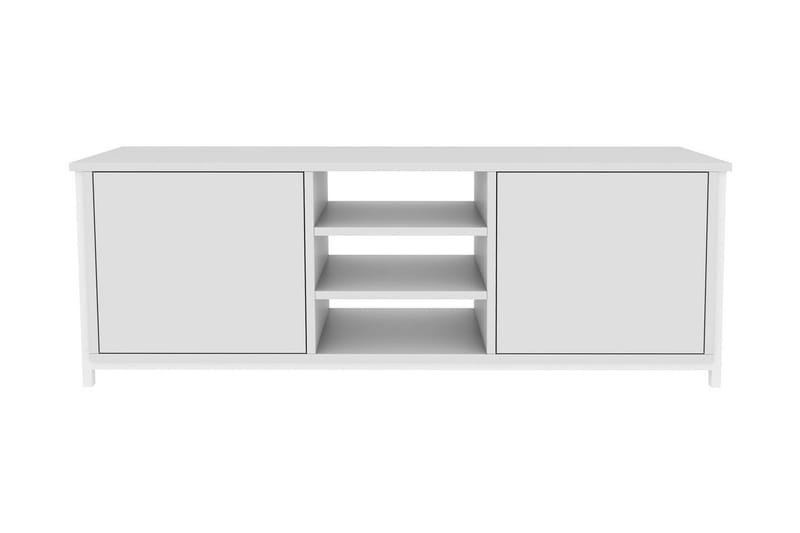 Tv-bänk Zakkum 140x50,8 cm - Vit - TV bänk & mediabänk