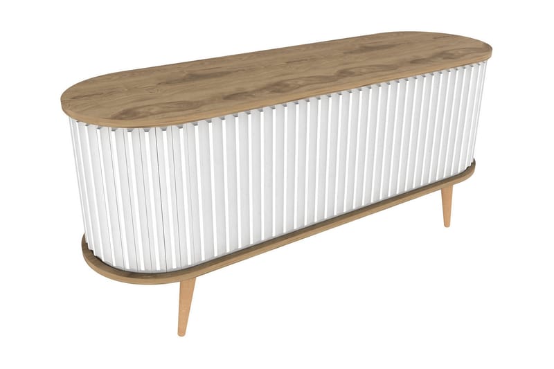 Tv-bänk Zakkum 140x64 cm - Brun - Möbler - TV- & Mediamöbler - TV bänk & mediabänk