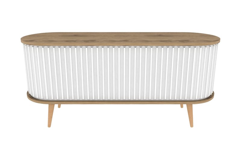 Tv-bänk Zakkum 140x64 cm - Brun - Möbler - TV- & Mediamöbler - TV bänk & mediabänk