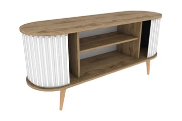 Tv-bänk Zakkum 140x64 cm - Brun - Möbler - TV- & Mediamöbler - TV bänk & mediabänk