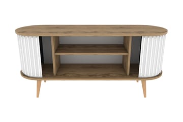 Tv-bänk Zakkum 140x64 cm - Brun - Möbler - TV- & Mediamöbler - TV bänk & mediabänk