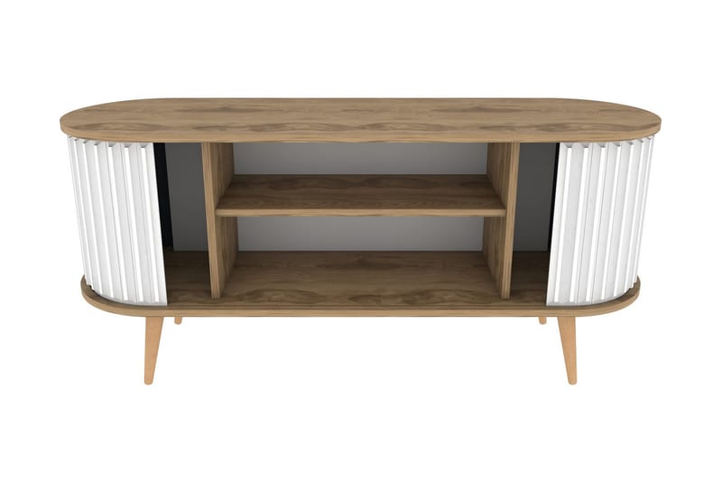 Tv-bänk Zakkum 140x64 cm - Brun - Möbler - TV- & Mediamöbler - TV bänk & mediabänk