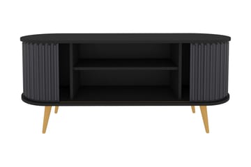 Tv-bänk Zakkum 140x64 cm - Svart - Möbler - TV- & Mediamöbler - TV bänk & mediabänk