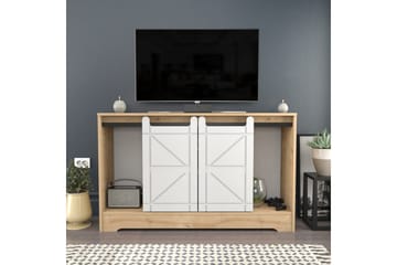 Tv-bänk Zakkum 140x85 cm - Brun - Möbler - TV- & Mediamöbler - TV bänk & mediabänk