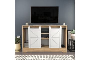 Tv-bänk Zakkum 140x85 cm - Brun - Möbler - TV- & Mediamöbler - TV bänk & mediabänk