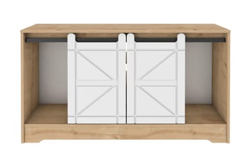 Tv-bänk Zakkum 140x85 cm - Brun - Möbler - TV- & Mediamöbler - TV bänk & mediabänk
