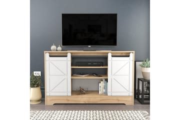Tv-bänk Zakkum 140x85 cm - Brun - Möbler - TV- & Mediamöbler - TV bänk & mediabänk