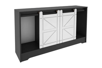 Tv-bänk Zakkum 140x85 cm - Grå - Möbler - TV- & Mediamöbler - TV bänk & mediabänk